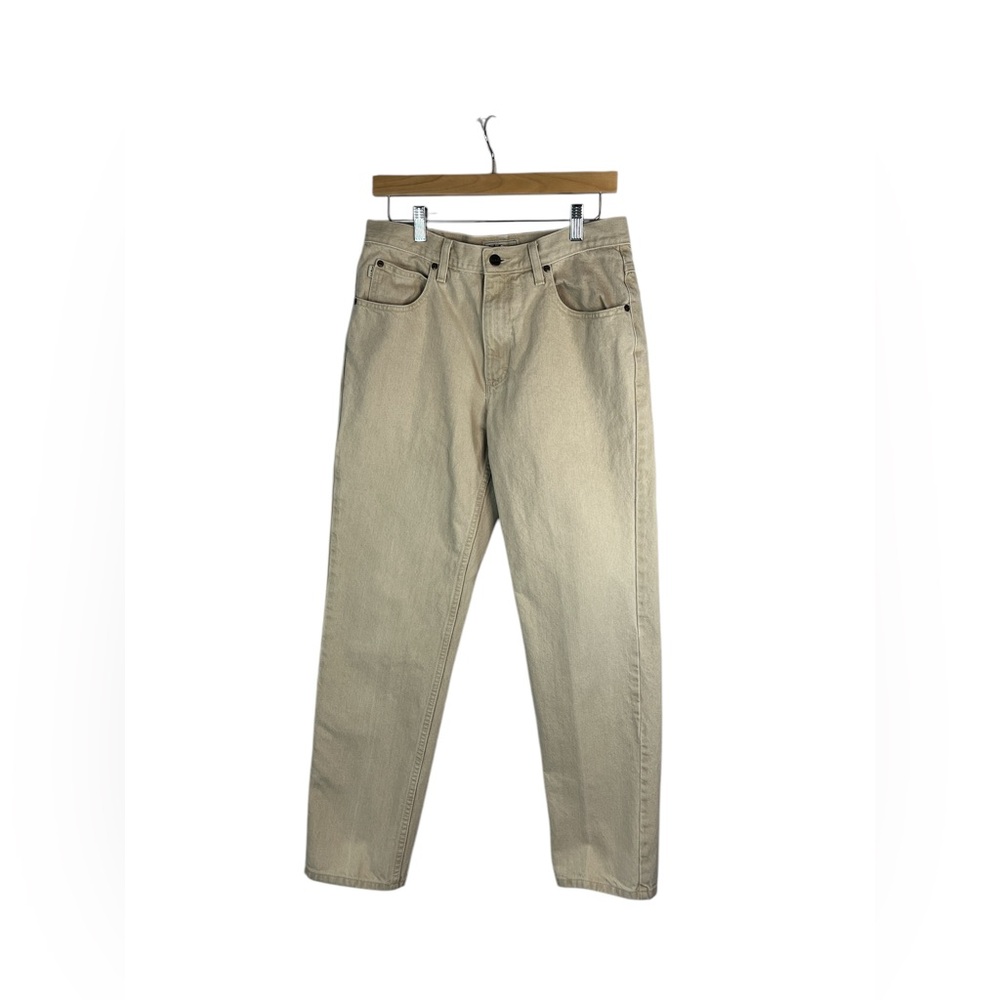 LL Bean men’s classic fit 100% cotton beige jeans size 32x30 classic neutral‎